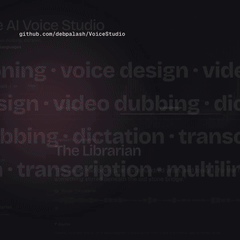 VoiceStudio launch video (1:1): 646 languages. Fully local.