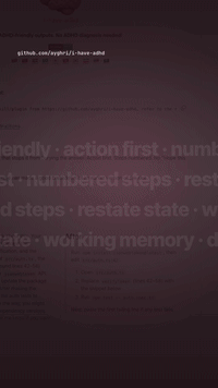 i-have-adhd launch video (9:16): Action first. Context second. Always.